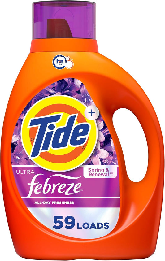 Tide-Plus-Febreze-Freshness-HE-Turbo-Clean-Liquid-Laundry-Detergent,-3699