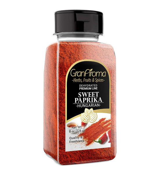 GranAroma-Sweet-Hungarian-Paprika,-8-oz,-Sweet-&-Savory,-Authentic,-Fine-Powder-1645