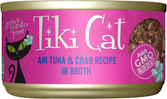 Tiki-Cat-Grill-Wet-Cat-Food,-Ahi-Tuna-&-Crab,-2.8-oz.-Cans-940