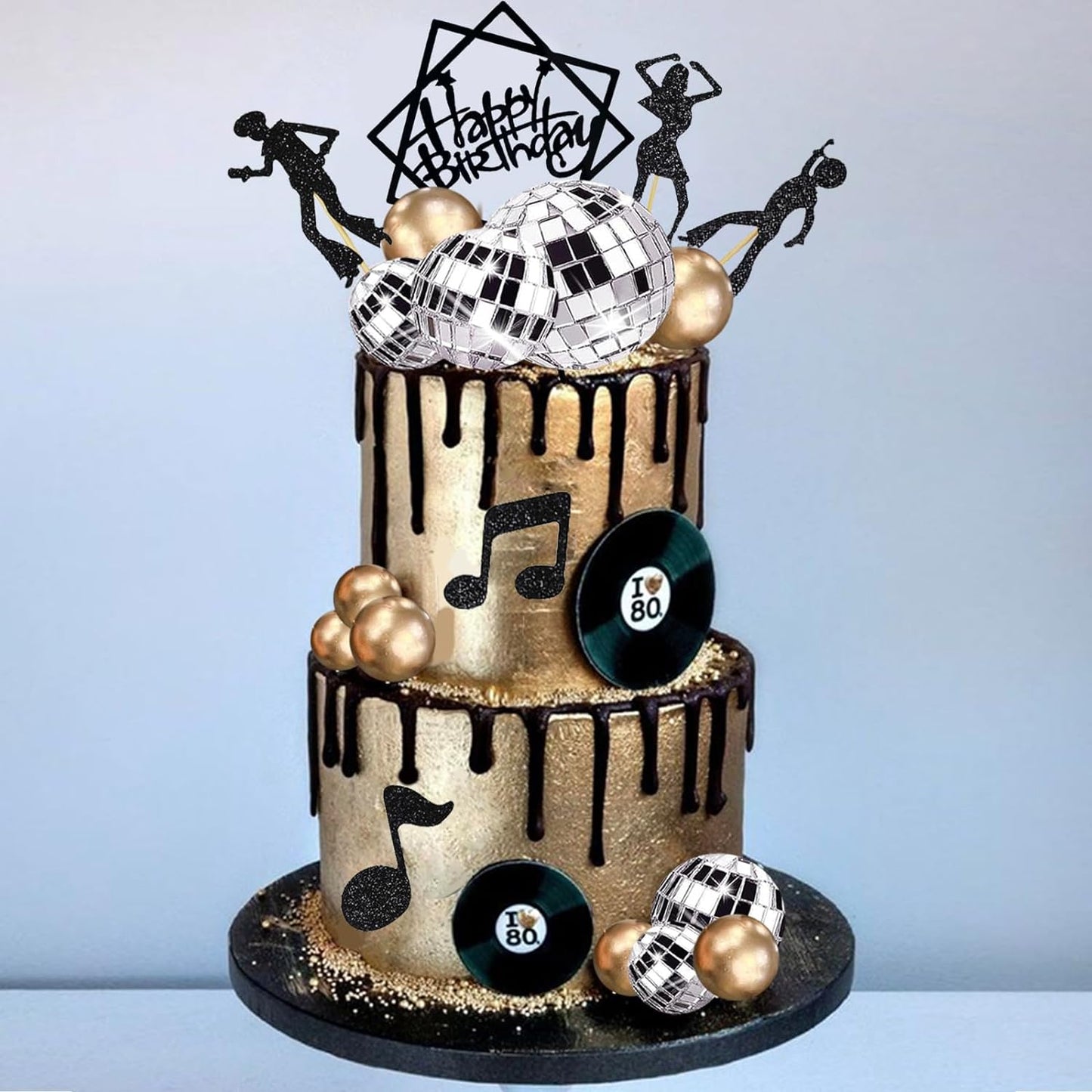 36Pcs-Disco-Ball-Cake-Toppers-Music-Dancing-1358
