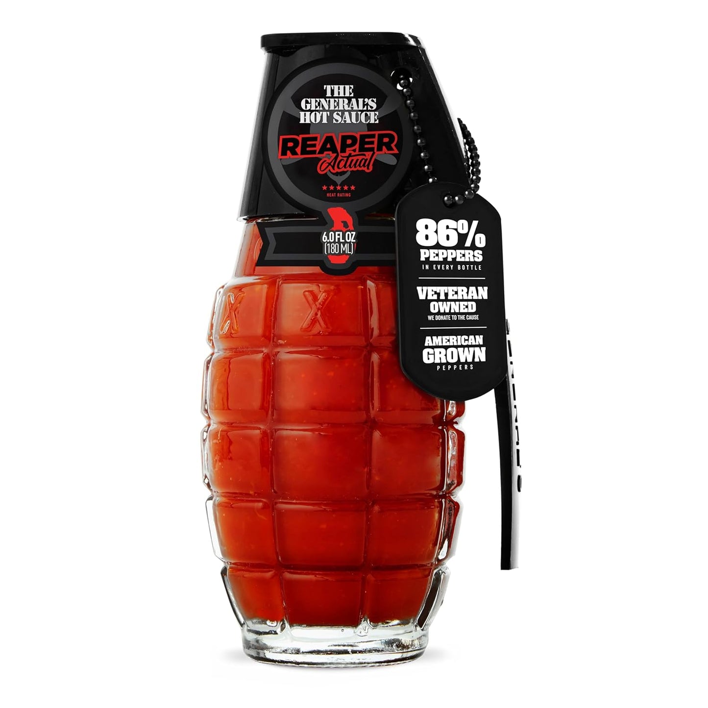 The-General’s-Hot-Sauce-Reaper-Actual---Carolina-Reaper,-Cayenne,-Chipotle-Peppers-494