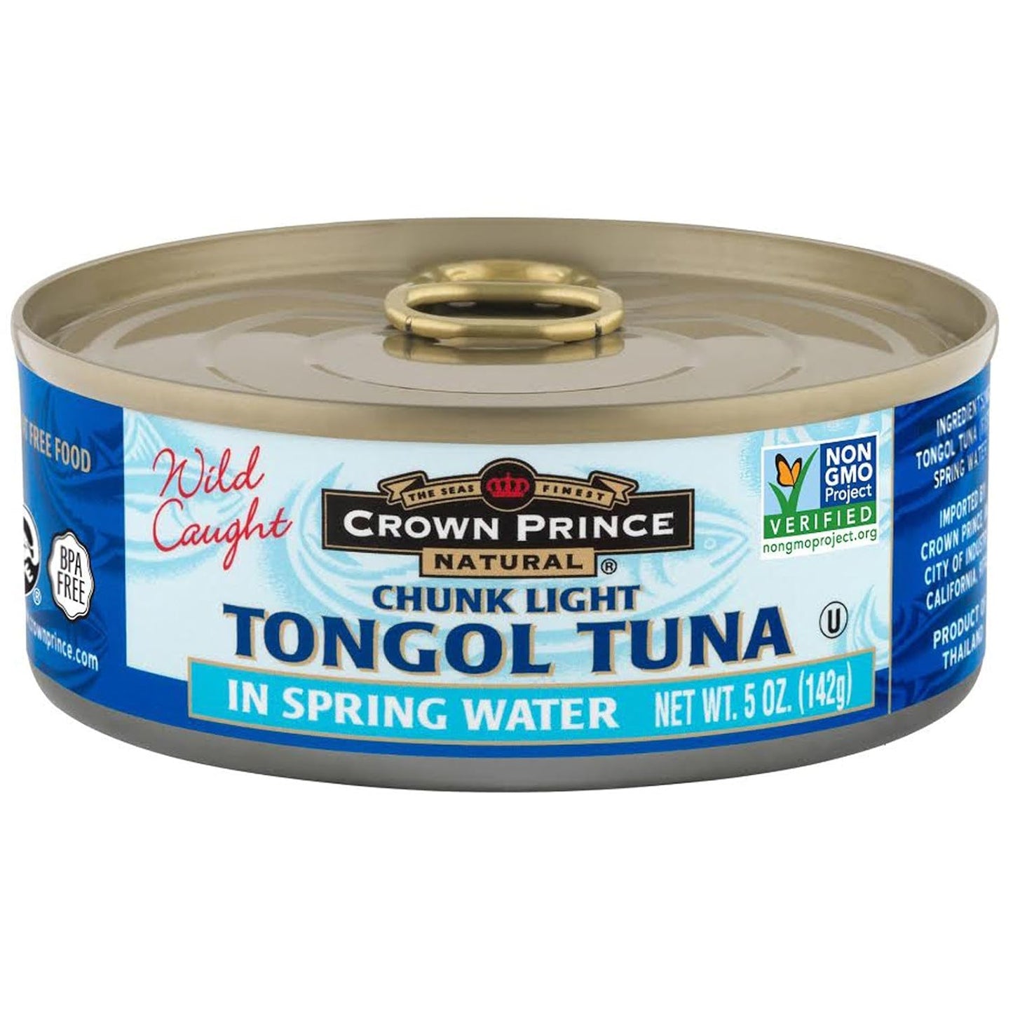 Crown-Prince-Natural,-Chunk-Light-Tongol-Atún,-en-agua-de-manantial,-5-(142-294