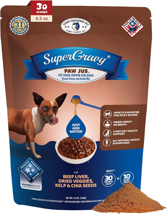 CLEAR-CONSCIENCE-PET®-Paw-Jus™-SuperGravy®-Natural-Dog-Food-Gravy-Topper,-Hydration-Broth-1164
