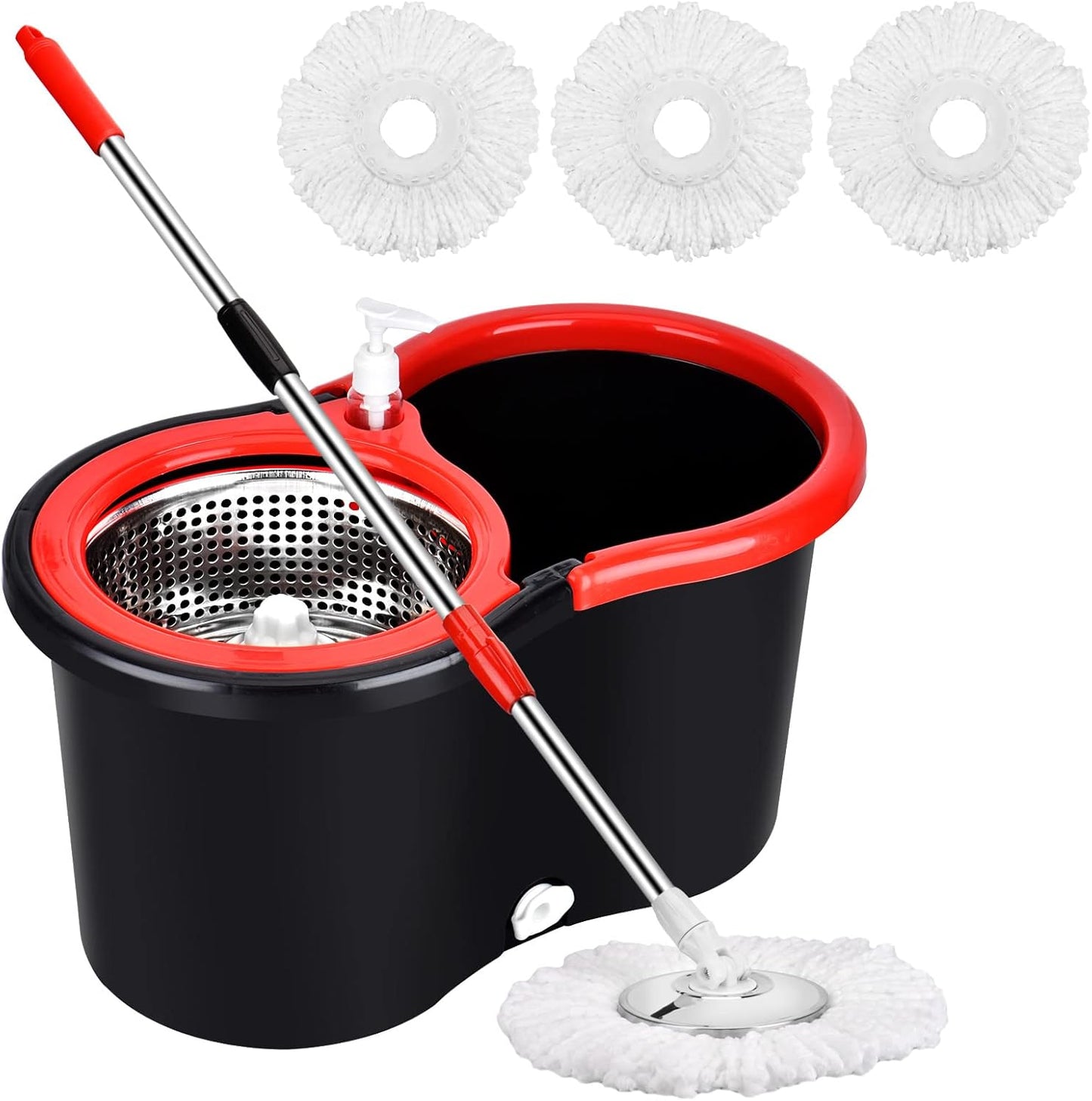 Mop-and-Bucket-with-Wringer-Set,-360-Spin-Mop-and-305