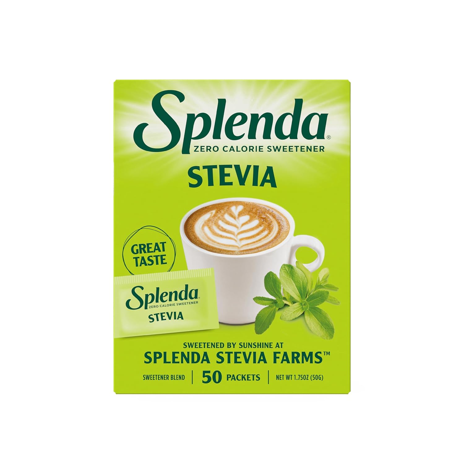 SPLENDA-Stevia-Zero-Calorie-Sweetener,-Sugar-Substitute-Packets,-50-Count-(Pack-of-----532