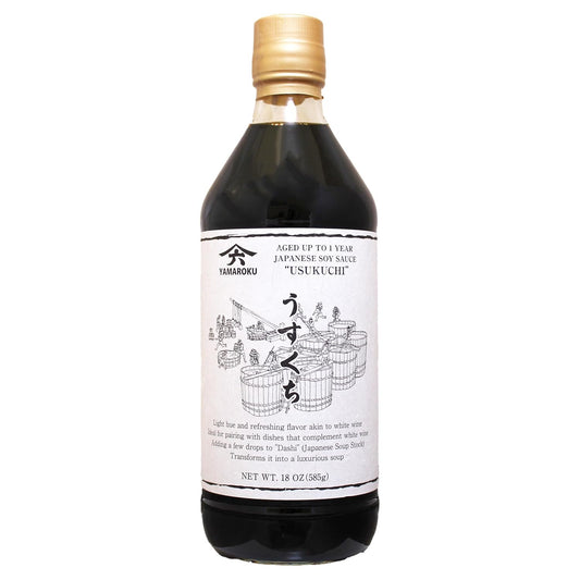 Usukuchi-Soy-Sauce-Aged-1-Year,-18oz-(532ml),-Japanese-Soy-Sauce-Fermented-458