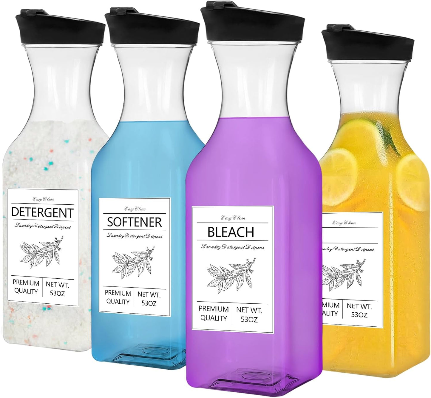 Laundry-Detergent-Dispenser-Bottle-53oz-with-Label,4-Pack-Liquid-Laundry-2712