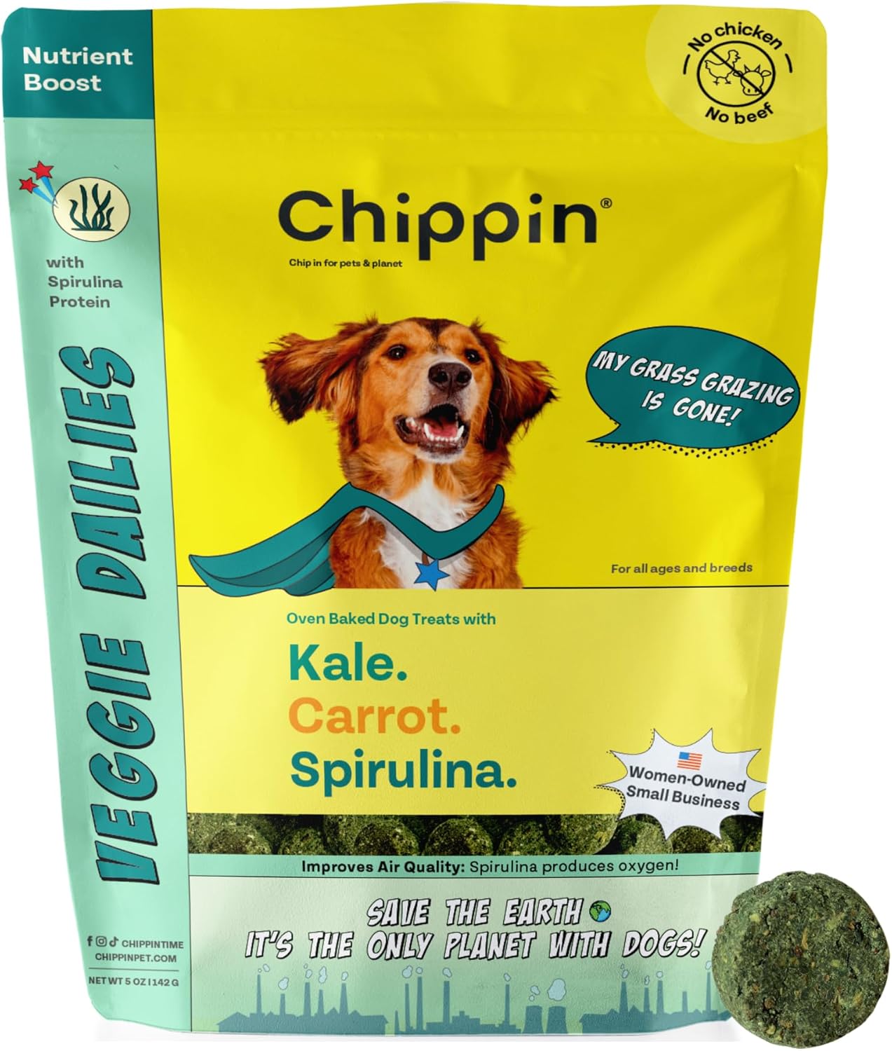Dog-Treats,-Healthy-Ingredients,-Kale,-Carrots,-Spirulina,-for-2018