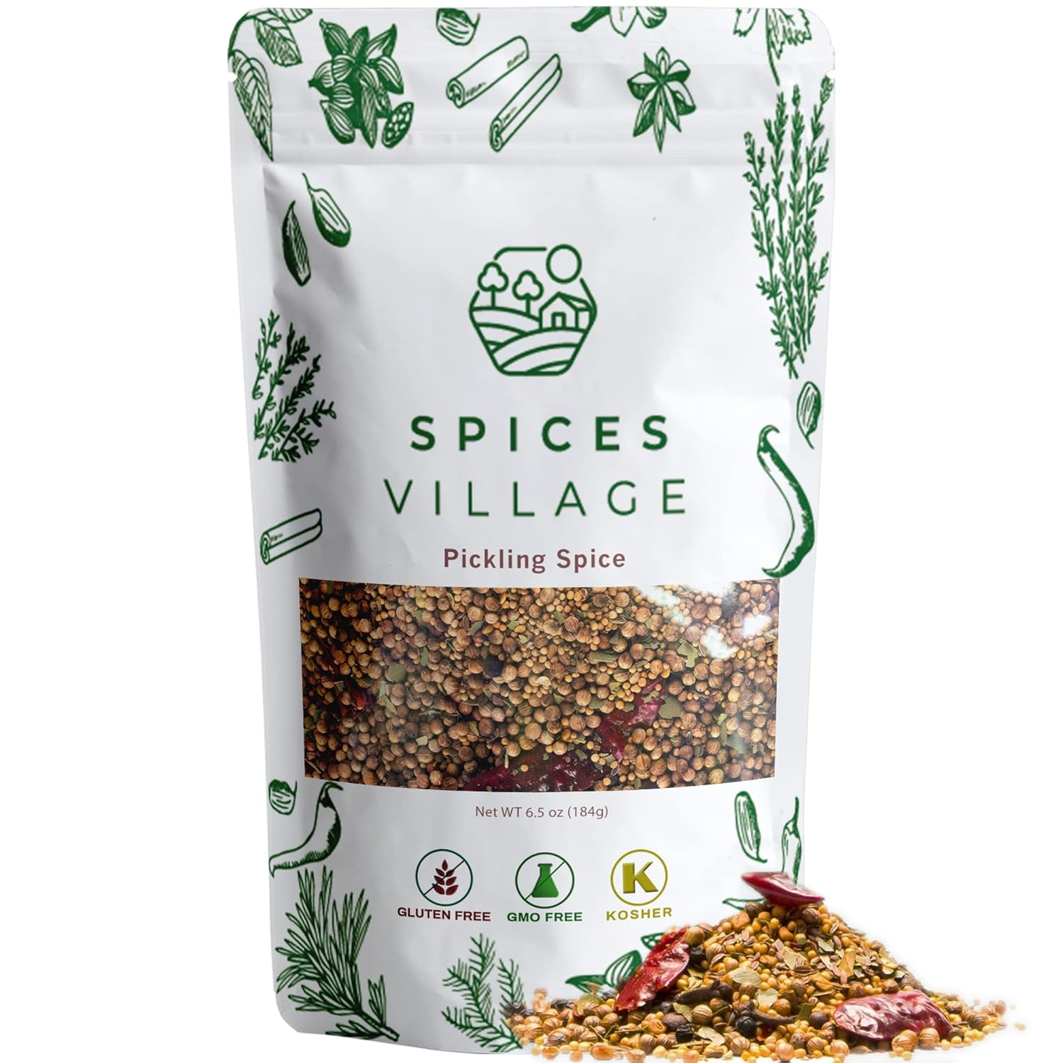 SPICES-VILLAGE-Especias-para-encurtir-[6.5-oz]-Mezcla-de-especias-frescas-1939