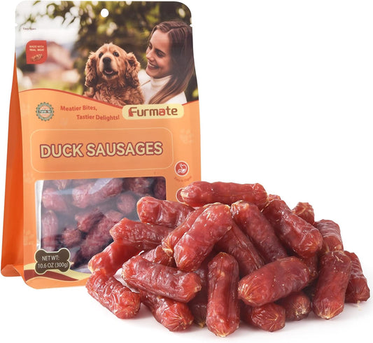 Soft-Duck-Sausage-Dog-Treats,Slow-Roasted-Duck-Jerky-for-Dogs,Grain-Free-&-Free-856