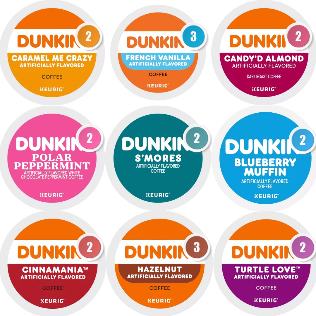 Dunkin'---Paquete-variado-de-café-saborizado-–-20-unidades-K-Cup-Sampler2294