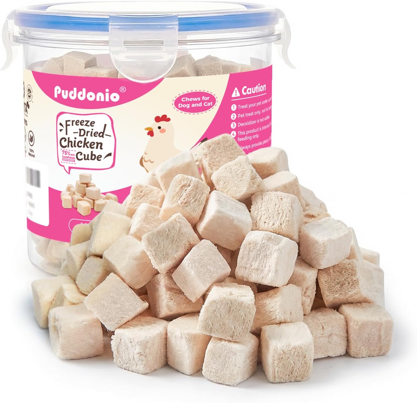 Freeze-Dried-Chicken-Breast-Treats-for-Dogs-&-Cats,-6-oz-|-Chicken-1172