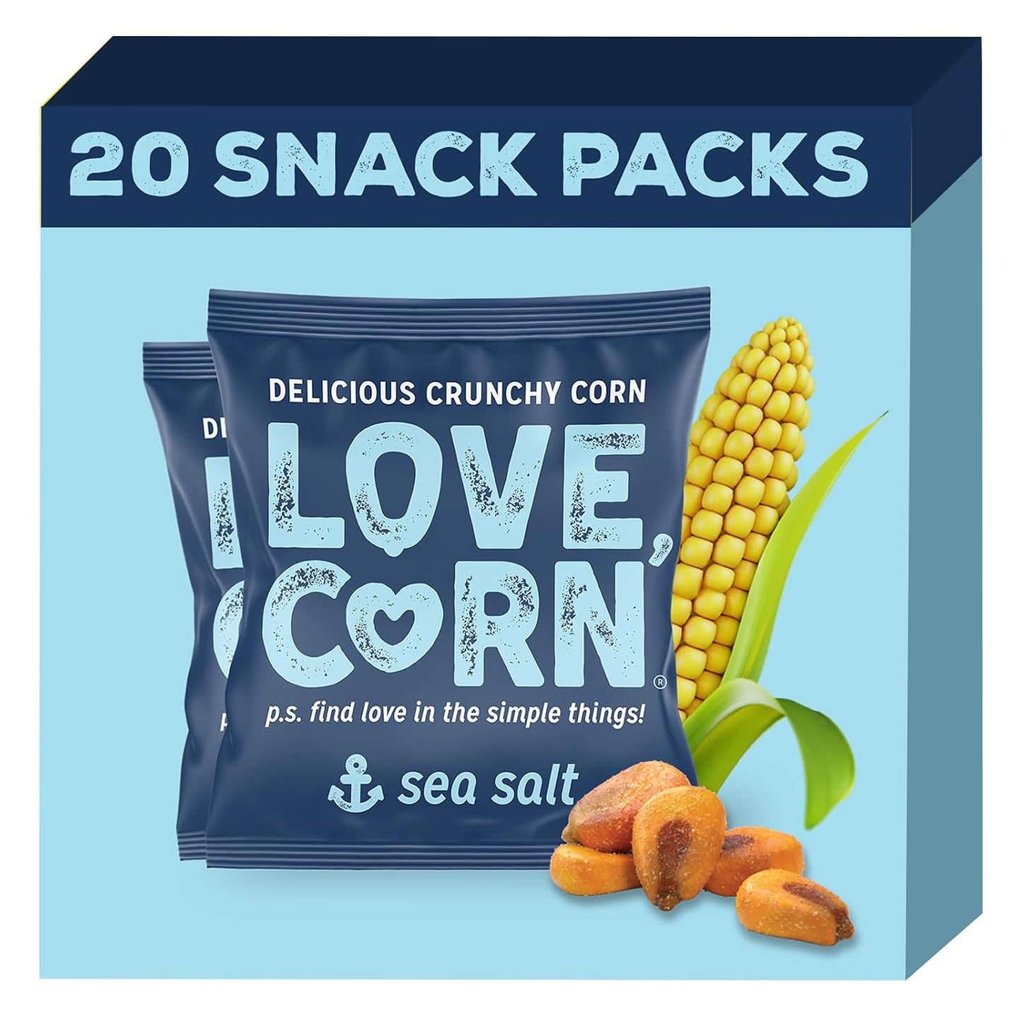 LOVE-CORN-Sea-Salt-Crunchy-Roasted-Corn-Snack,-0.7oz-x-20,--Gluten-Free-|-Simple-2166