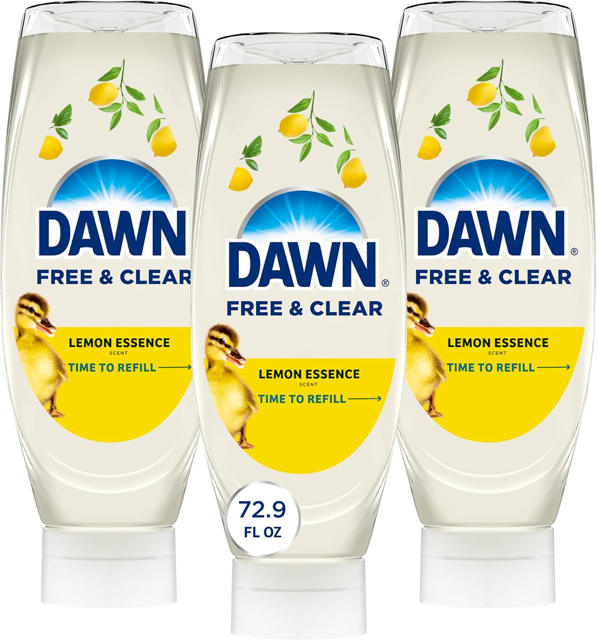 Dawn-Free&Clear-EZ-Squeeze-Dish-Soap-Dishwashing-Liquid-Lemon-3*24.3-Fl-Oz---348