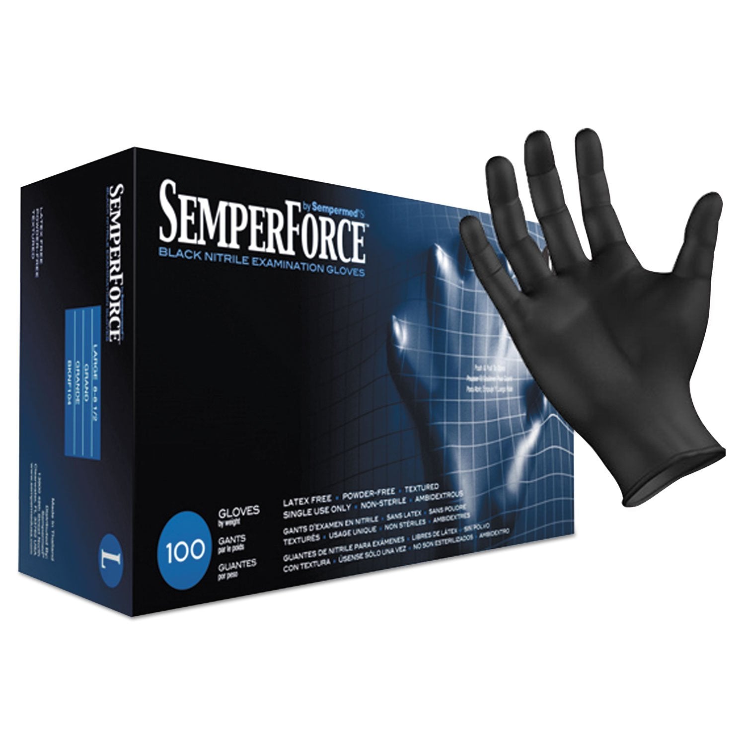 Sempermed-BKNF104-SemperForce-Nitrile-Glove,-4-Mil,-Powder-Free,-Large,-Black-277