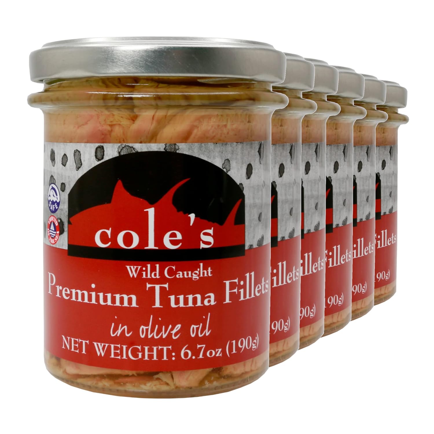 Coles---Filetes-de-atún-enlatados-frescos-en-aceite-de-oliva,-paquete-6-447