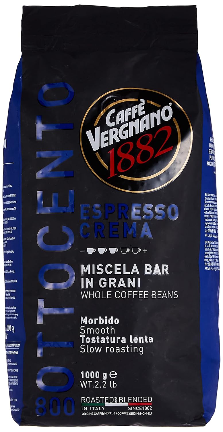 Caffe-Vergnano-Espresso-Roast-Crema 800 Blend-Whole-Bean-Coffee-|-2.2-Lb-Bag-(1-1757