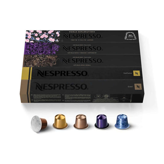 Nespresso-Capsules-Original-Line,-Ispirazione-Variety-Pack,-Mild,-Medium,-Dark-Roast-Espresso-Coffee,-3022