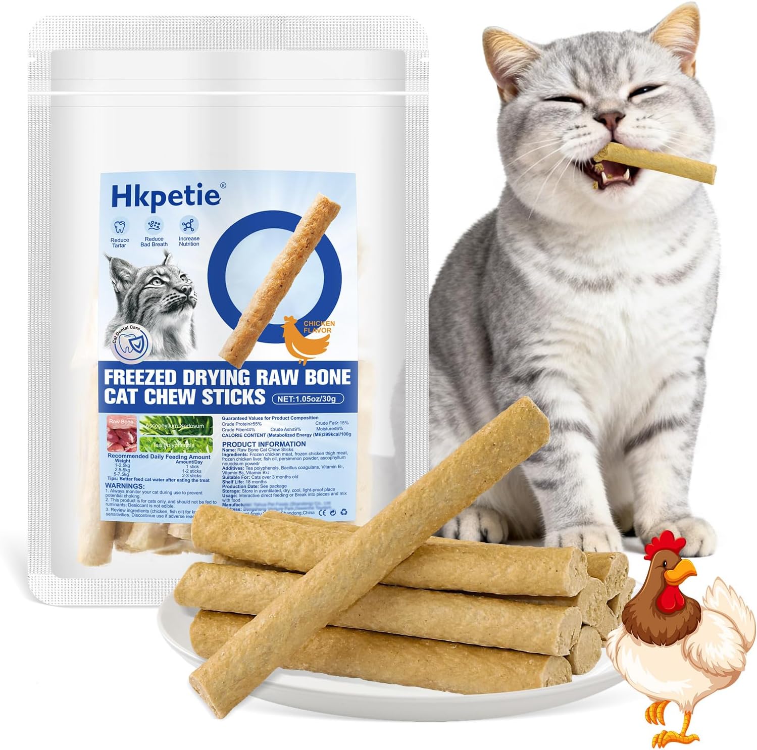 30g-Freezed-Dried-Cat-Chew-Stick-Chicken-Flavor,-Cat-Dental-Treats-for-Freshens-Breath-388