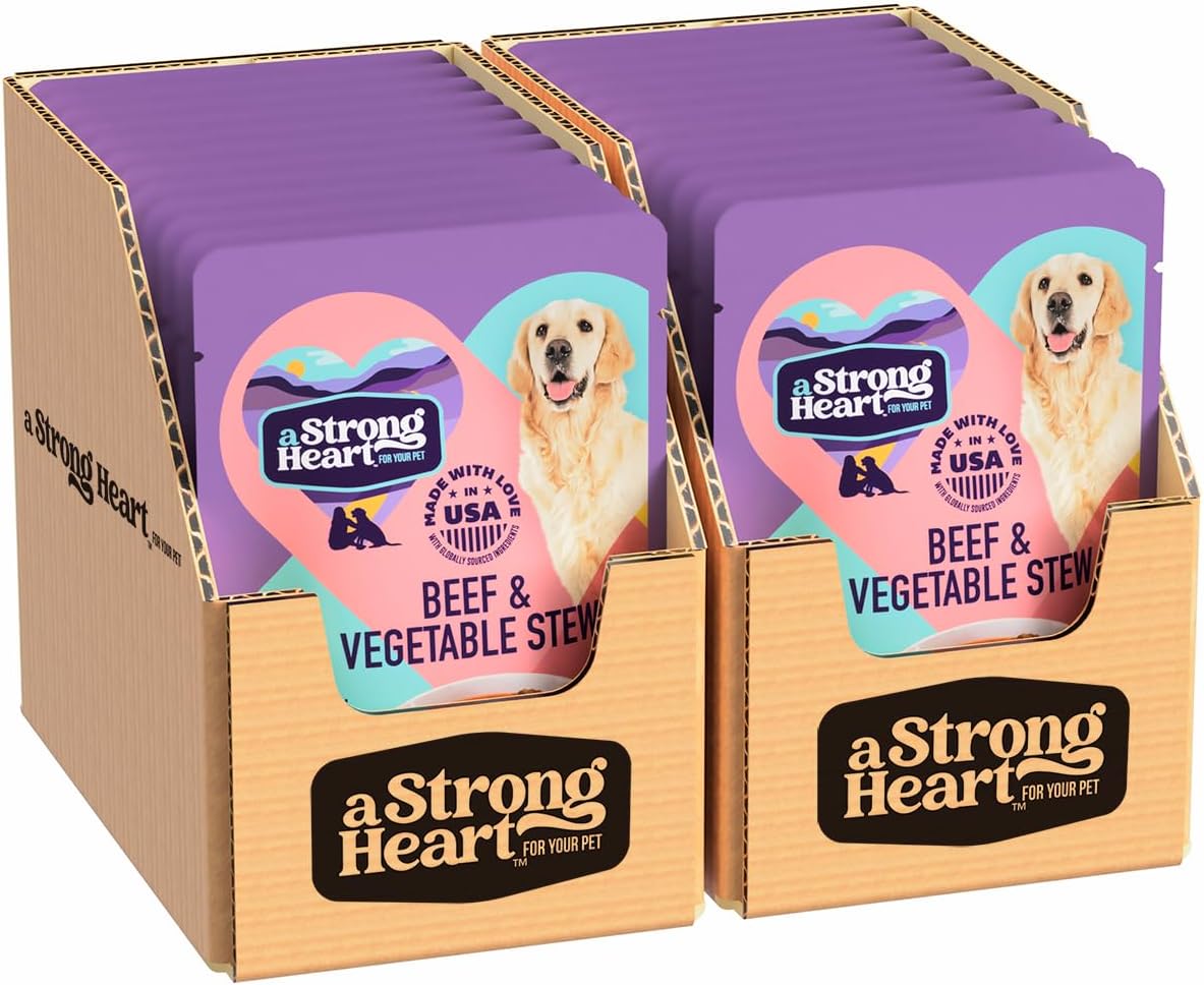 A-Strong-Heart-Wet-Dog-Food-Pouches,-Beef-&-Vegetable-Stew,-3.5-oz-1918