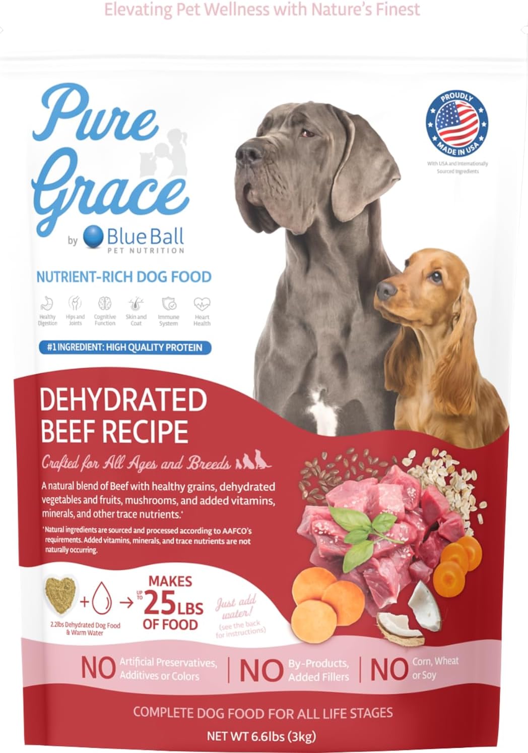 Pure-Grace-Dehydrated-Beef-Recipe-Dog-Food-6.6lbs-(Makes-up-to-25lbs.-of-153