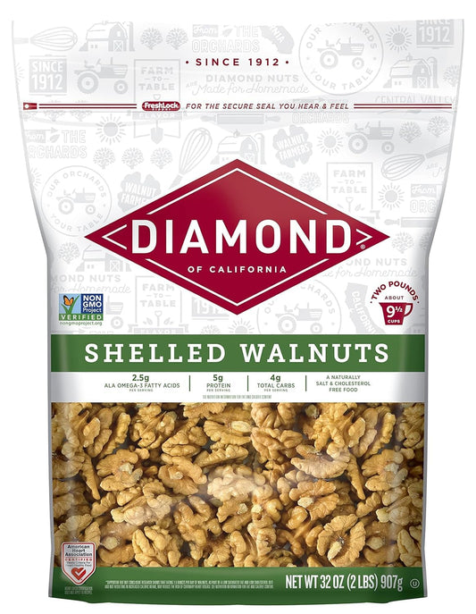Diamond-of-California-Shelled-Walnut-Halves-and-Pieces-32-oz-|--Raw-almonds-for-cooking,-2414