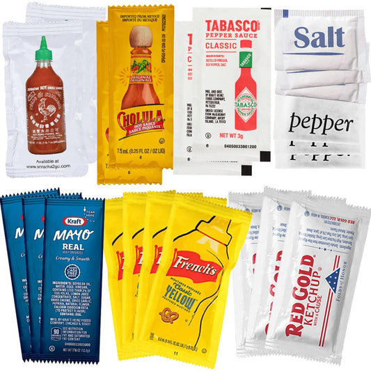 Condiment-and-Hot-Sauce-Packets-Variety-Pack---325-ct-Single-Serve-Ketchup-1536