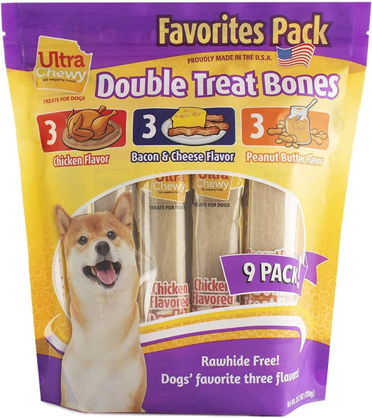 Double-Treat-Bones-Favorites,-Dog-Treats,-Made-in-3807