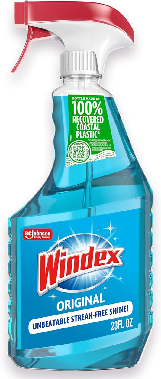 Windex-Glass-and-Window-Cleaner-Spray-Bottle,-Packaging-Designed-to-Prevent-Leakage-and-Breaking,-Surface-2161