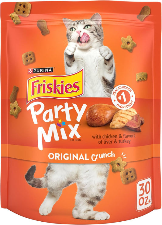 Purina-Friskies-Cat-Treats,-Party-Mix-Original-Crunch---30-oz.-Pouch---589