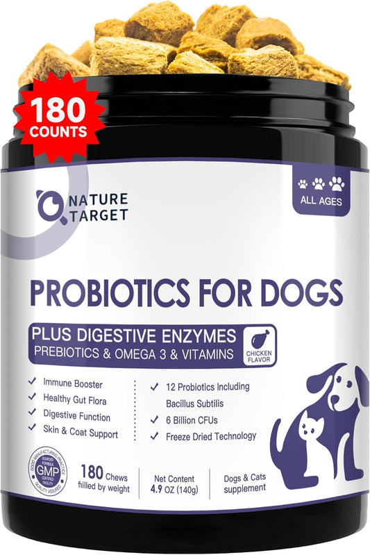 NATURE-TARGET-Probiotics-for-Dogs,-6-Billion-CFUs,-Freeze-Dried-Dog-with-317