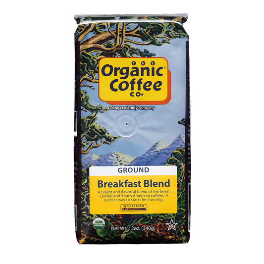 Organic-Coffee-Co.-Breakfast-Blend-Ground-Coffee-12-Ounce-Medium-Light-Roast-USDA-1455