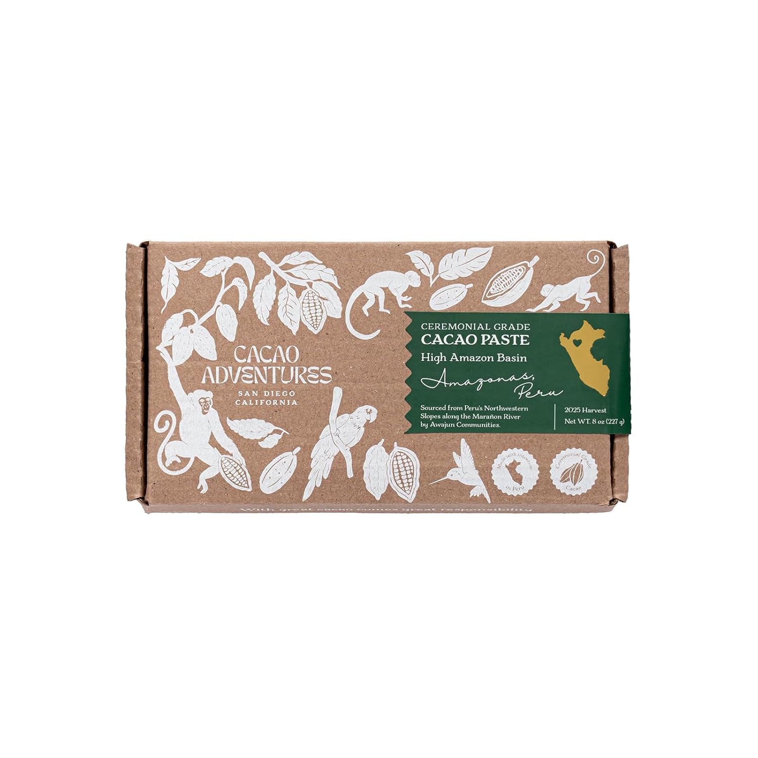 Cacao-Adventures-Ceremonial-Cacao-Block-|-1-Pure-Cacao-from-Peru,-Untempered,-Vegan,-oz-1622