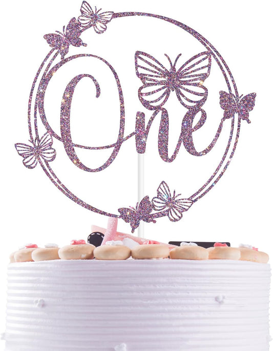 Purple-Glitter-Butterfly-One-Cake-Topper,-Miss-4213