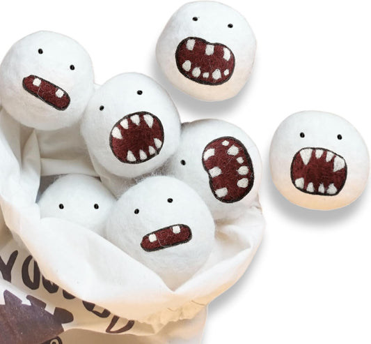 Woolbuddy-Monster-Dryer-Balls-(6-Pack)-—-Cute-Handmade-Wool-Characters,-Natural-Fabric-92