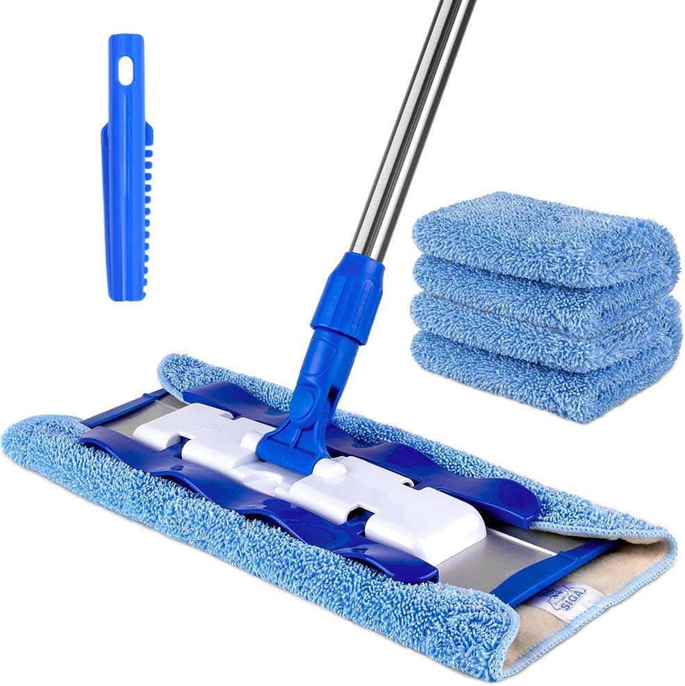 MR.SIGA-Professional-Microfiber-Mop-for-Hardwood,-Laminate,-Tile-Floor-Cleaning,-5408