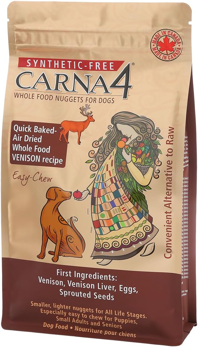 CARNA4-Air-Dried-Dog-Food,-Venison-Recipe,-Quick-Baked-Whole-Food-Nutrition-with-664