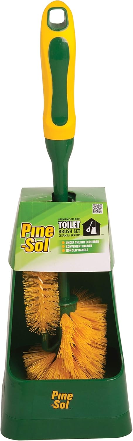 Pine-Sol-Toilet-Bowl-Cleaner-Brush-with-Holder-|-Heavy-Duty-3308
