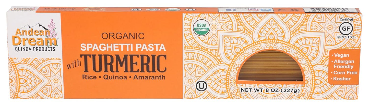ANDEAN-DREAM-Organic-Spaghetti-with-Turmeric,-8-OZ-----627