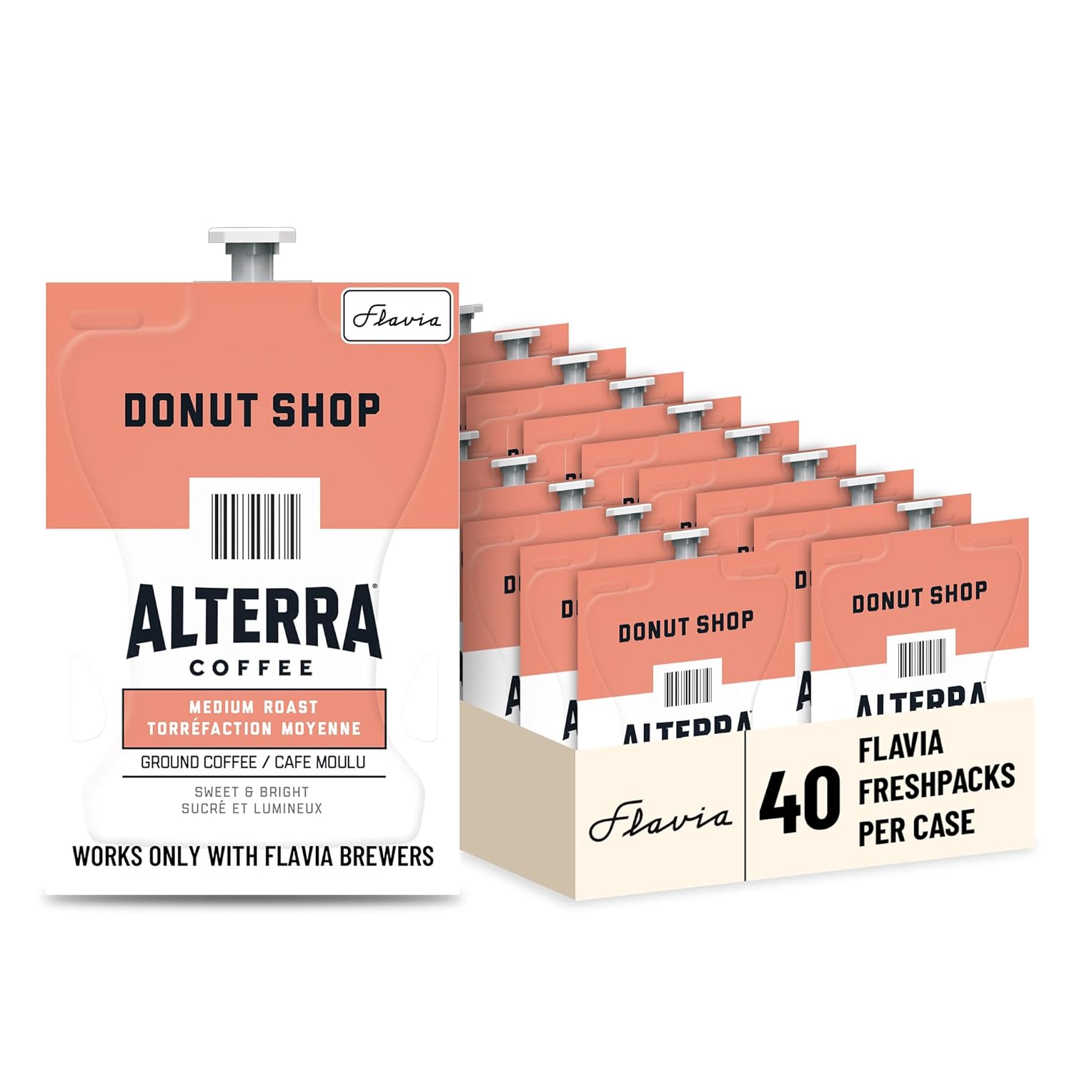 Flavia-Alterra-Donut-Shop-Coffee-Freshpacks-for-Flavia-Brewers,-Medium-Roast-(Case-of-2086
