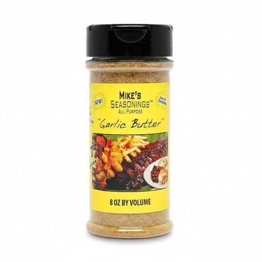 Mike's-Garlic-Butter-Seasoning,-No-MSG-Gluten-Free-17-Spice-Blend-for-Chicken,-188