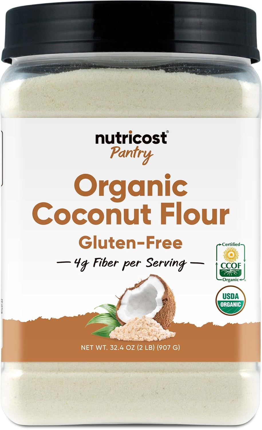 Nutricost-Pantry-Organic-Coconut-Flour-(2-LB)---Gluten-Free,-GMO-Free---------1819