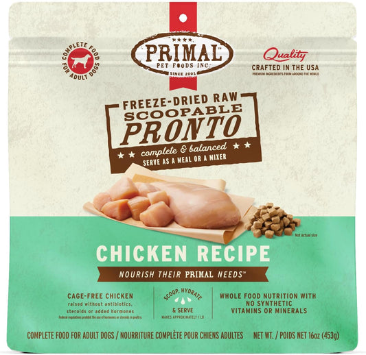 Primal-Freeze-Dried-Dog-Food,-Pronto-Mini-Nuggets,-Chicken;-Scoop-&-Serve,-Complete-1714