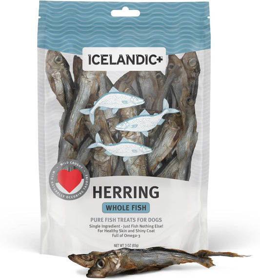 Icelandic+-Whole-Fish-Herring---3oz-Bag---Dog-Treats,-Pure-&-2646