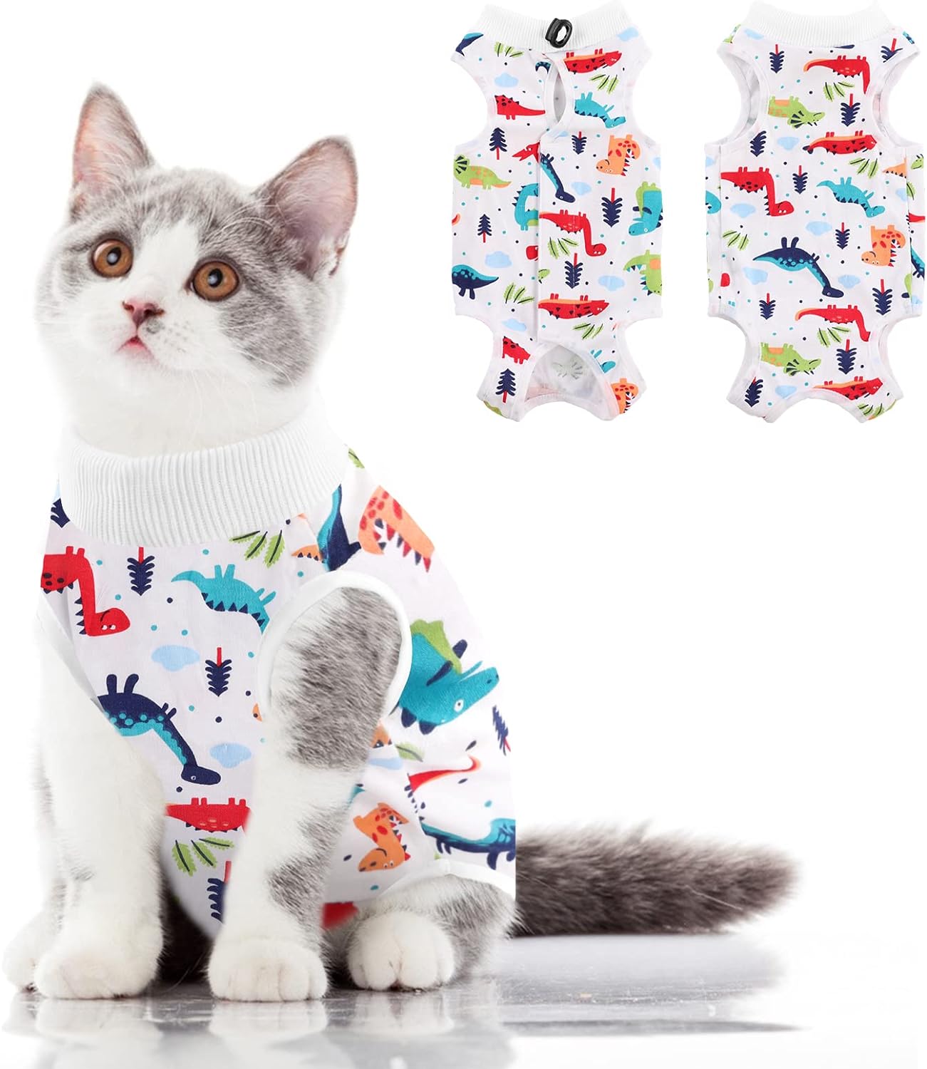 Cat-Recovery-Suit,-Kitten-Surgical-Full-Bodysuit-for-Abdominal-Wound-Protector-Anti-Licking-522