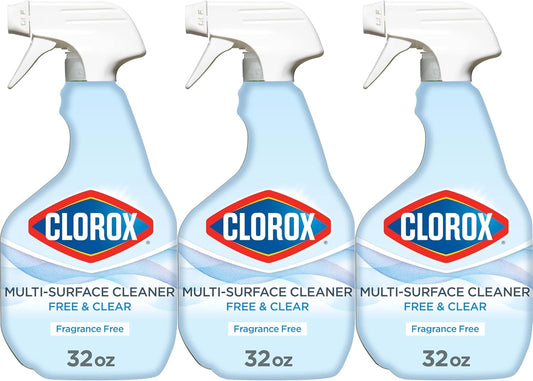 Clorox-Free-&-Clear-Multi-Surface-Cleaner,-Spray-Bottle,-Fragrance-Free,-32-Fluid-Ounces,-Pack-1817