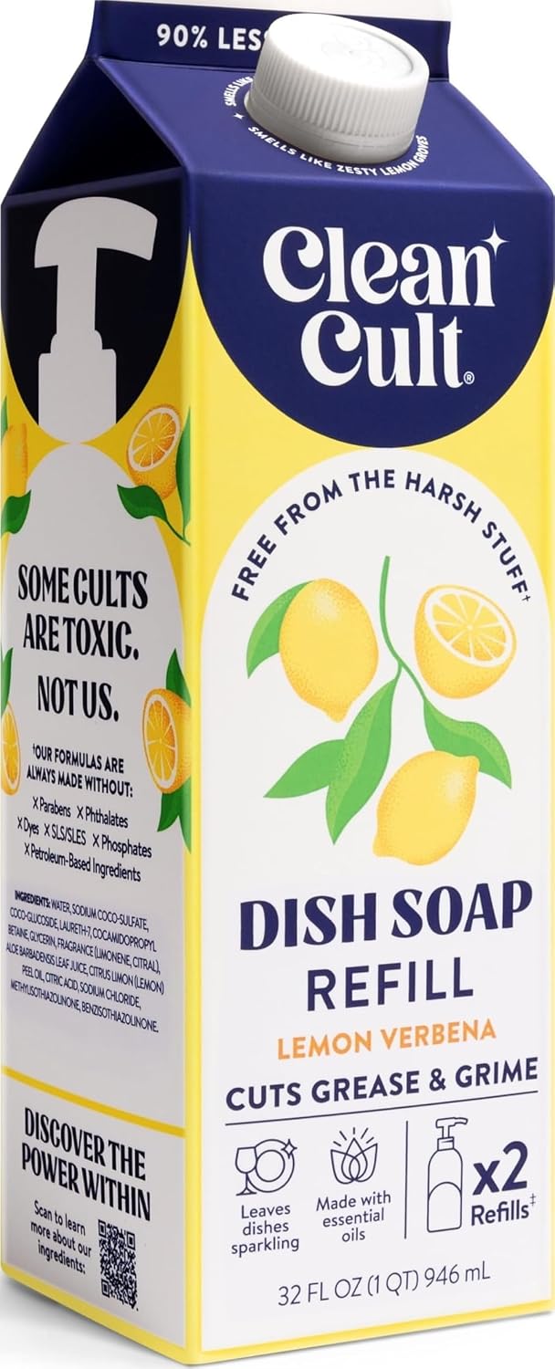 Cleancult-Dish-Soap-Liquid-Refill-(32oz,-1-Pack)---Plant-Based-Cleaning-316