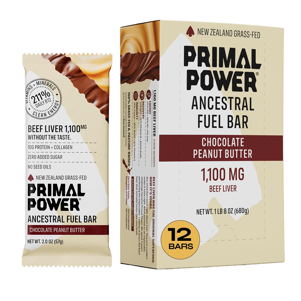 Primal-Power-Beef-Liver-Bar-1100mg---New-Zealand-Grass-Fed,-2.11--DV-B12,-10g-Collagen-418