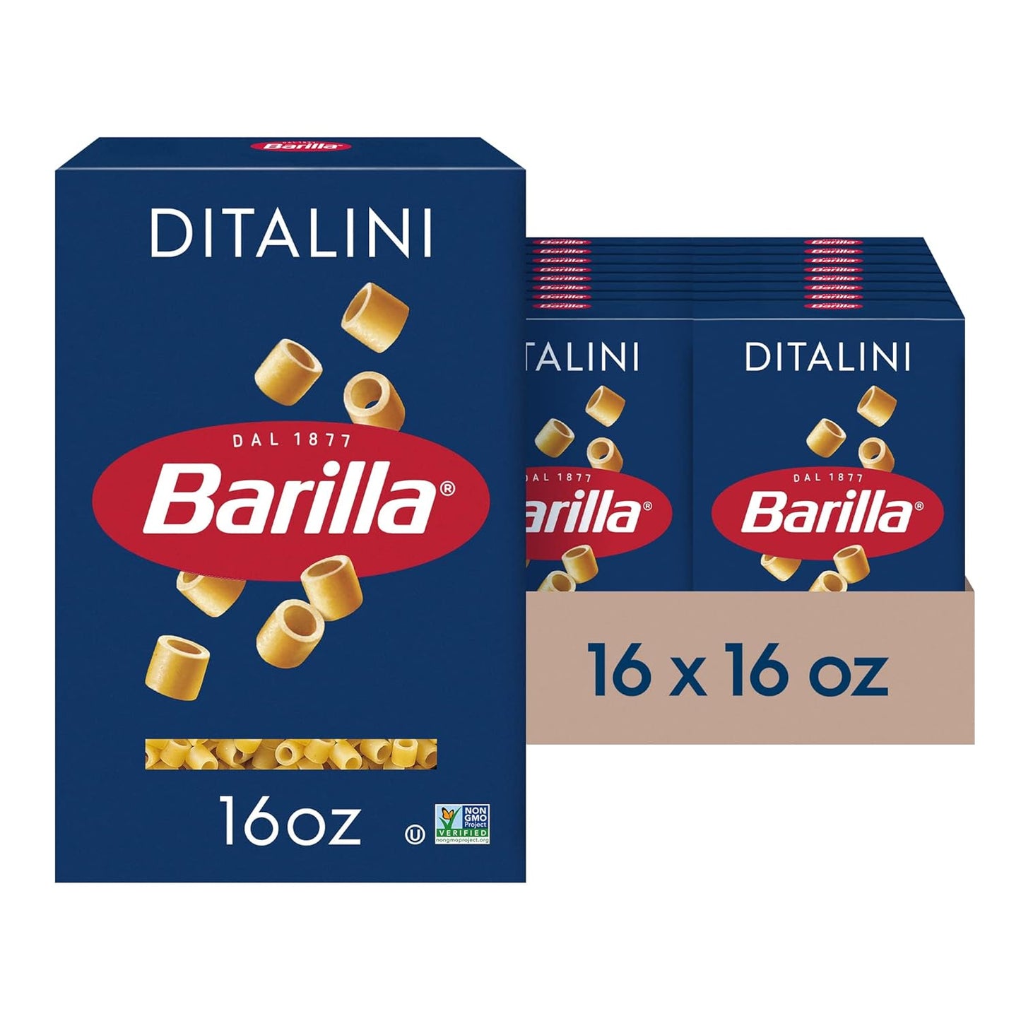 Barilla-Ditalini-Pasta,-16-oz.-Box-(Pack-of-16)-Non-GMO,-604