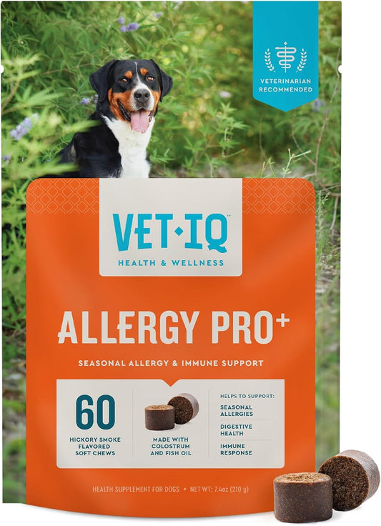 VetIQ-Allergy-Pro+-Soft-Chews-for-Dogs,-Dog-Allergy-Chews,-Seasonal-Colostrum,-146